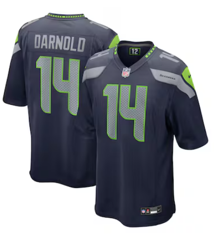 Sam Darnold, Seattle Seahawks - College Navy